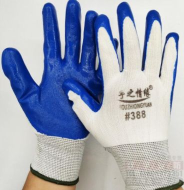 Găng tay phủ nhựa 888 độ ma sát, bám vật cao, cho thao tác tay linh hoạt