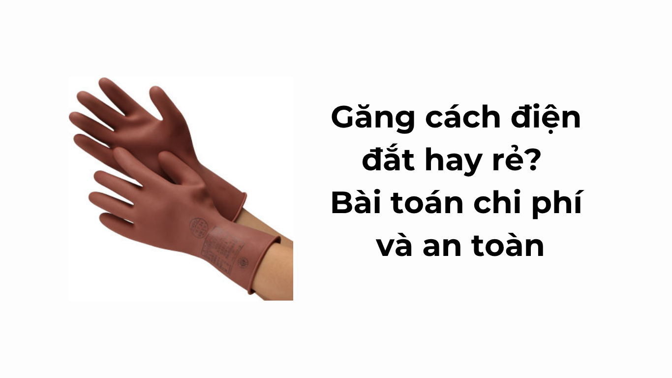 Găng cách điện đắt hay rẻ? – bài toán chi phí và an toàn