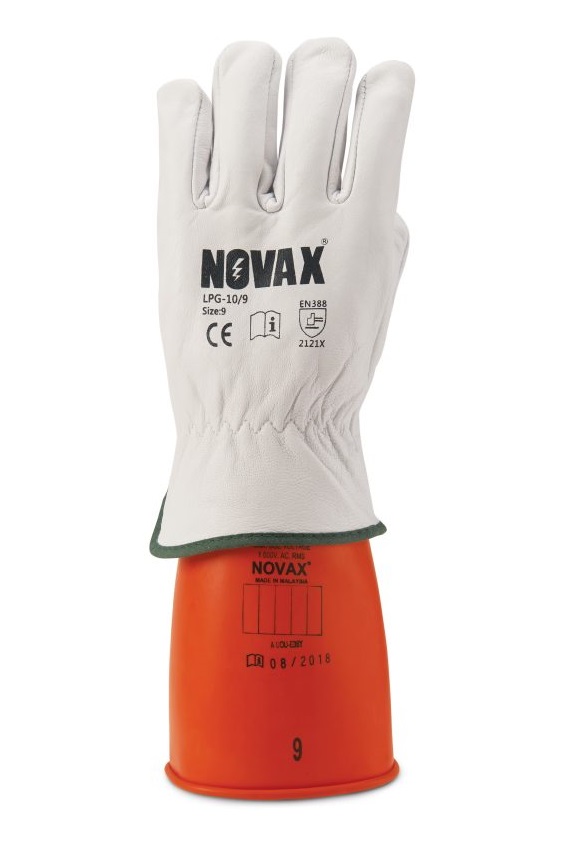 găng da bọc ngoài găng cách điện