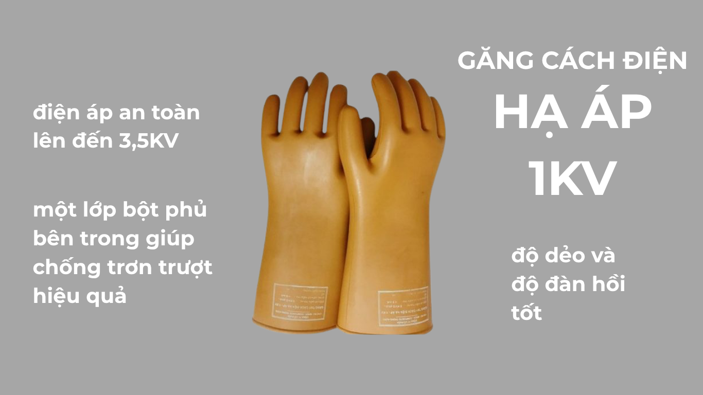 găng cách điện hạ áp Vicadi hạ áp 1KV