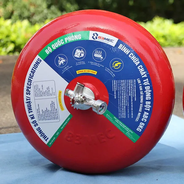Bình cầu chữa cháy tự động ABC 6kg 83MEC